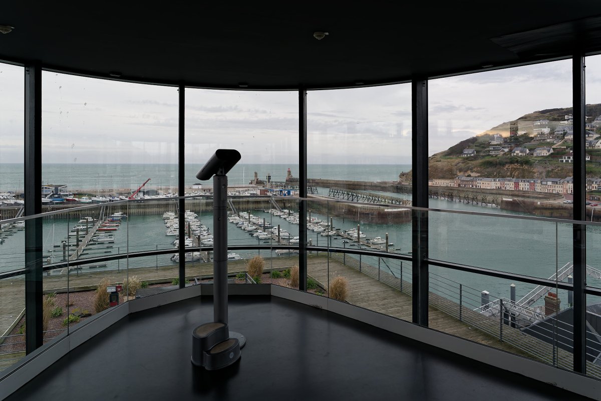 Le port vu du musée Les Pêcheries