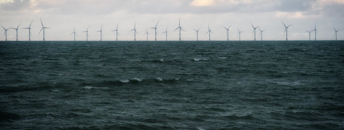 Éolienne en mer